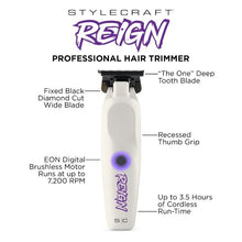 Load image into Gallery viewer, Stylecraft Reign Professional Hair Trimmer With Eon Digital Brushless Motor
