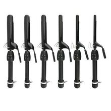 Load image into Gallery viewer, Stylecraft Black Gold Curling Iron - PROFESSIONAL CERAMIC BARREL