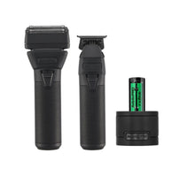Load image into Gallery viewer, Babyliss Fxone black trimmer shaver set FX1FSTMBPK