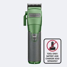 Load image into Gallery viewer, BaByliss PRO FXONE Limited Edition Matte Green All-Metal Clipper - Tool Only (LFX899GC)