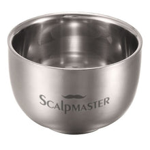 Load image into Gallery viewer, Scalpmaster Stainless Steel Shaving Bowl Shave