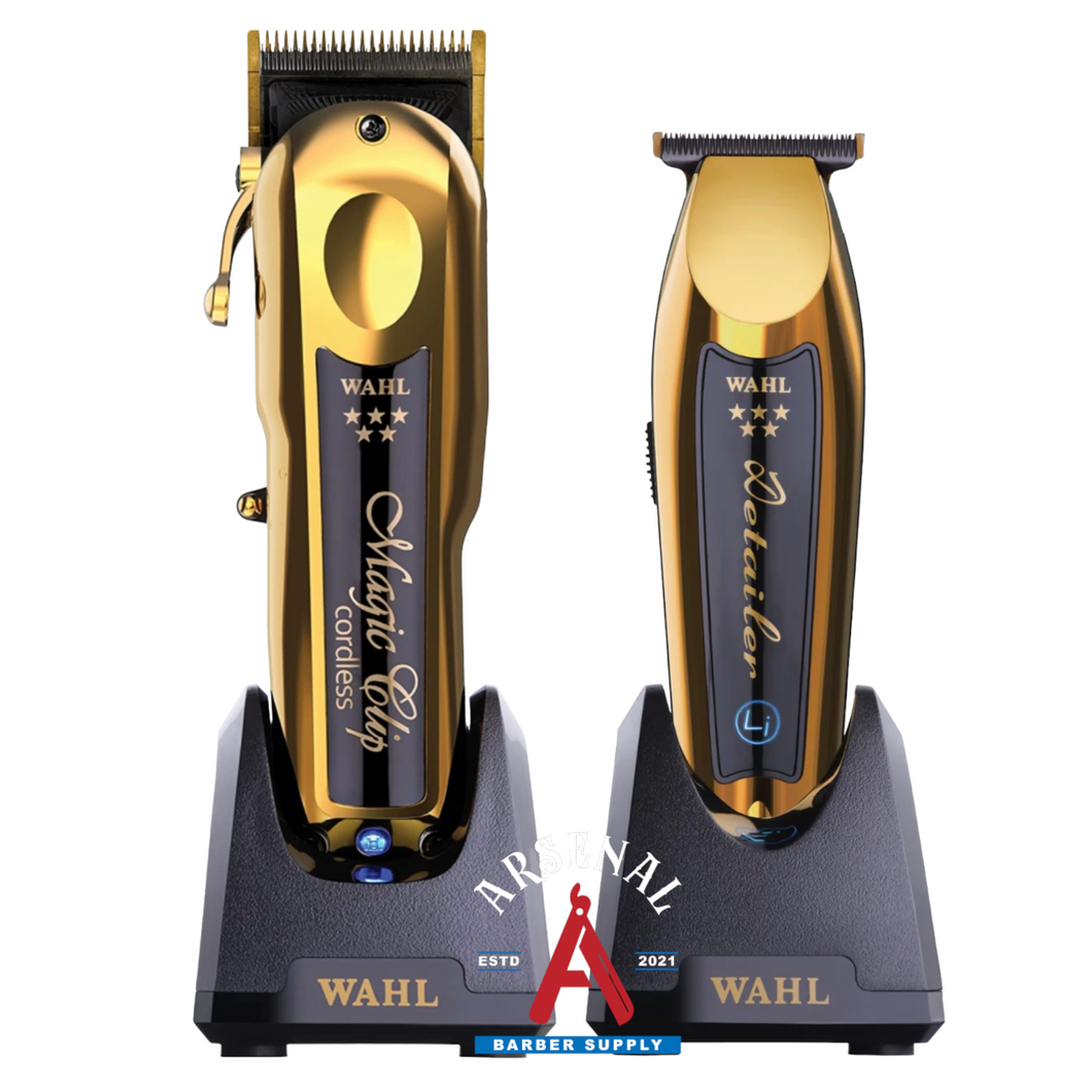 Wahl Gold Magic Clip Cordless & Gold Detailer Cordless Set