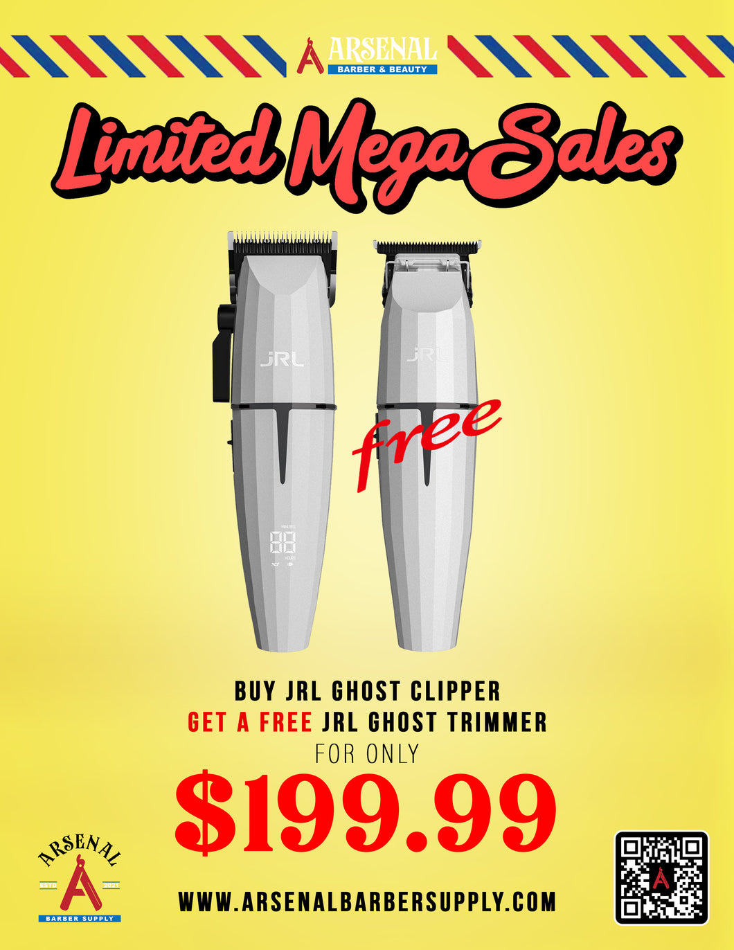 LIMITED MEGA SALE! JRL Ghost Clipper & Trimmer