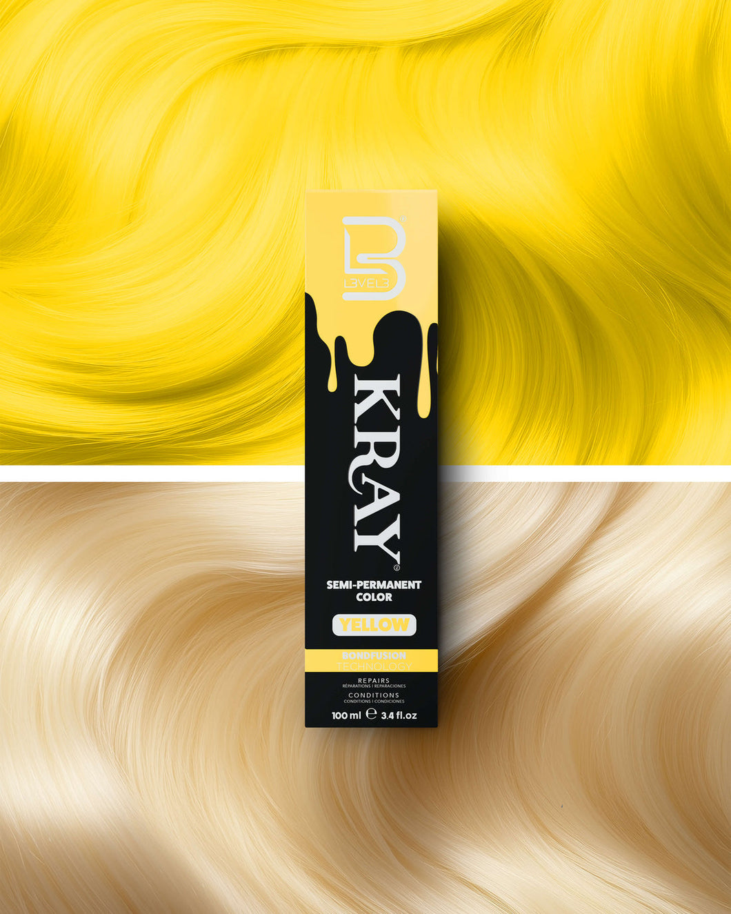 KRAY Semi-Permanent Color- YELLOW