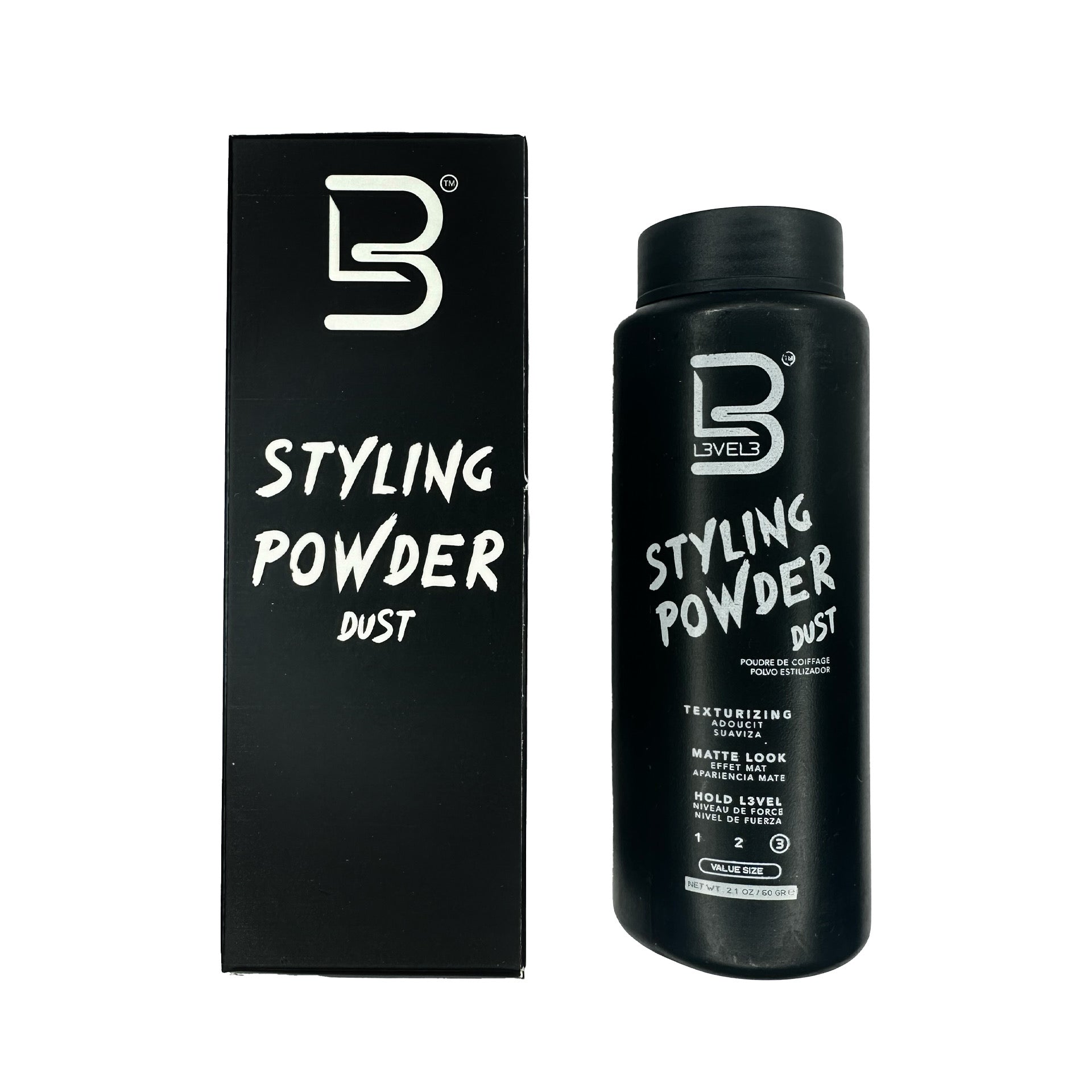 Level 3 Styling Powder Large Size 2.1oz – Arsenal Barber Supply