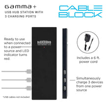 Load image into Gallery viewer, Gamma+ Charging Block w/ 3 USB Charging Ports

