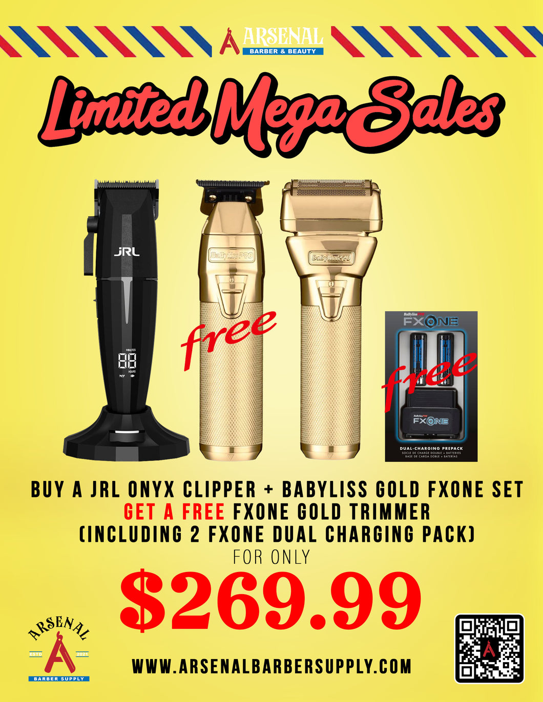 Limited Mega Sale Onyx Clipper, Fx one Gold Shaver, Get Free Fx one Gold Trimmer and dual battery & stand