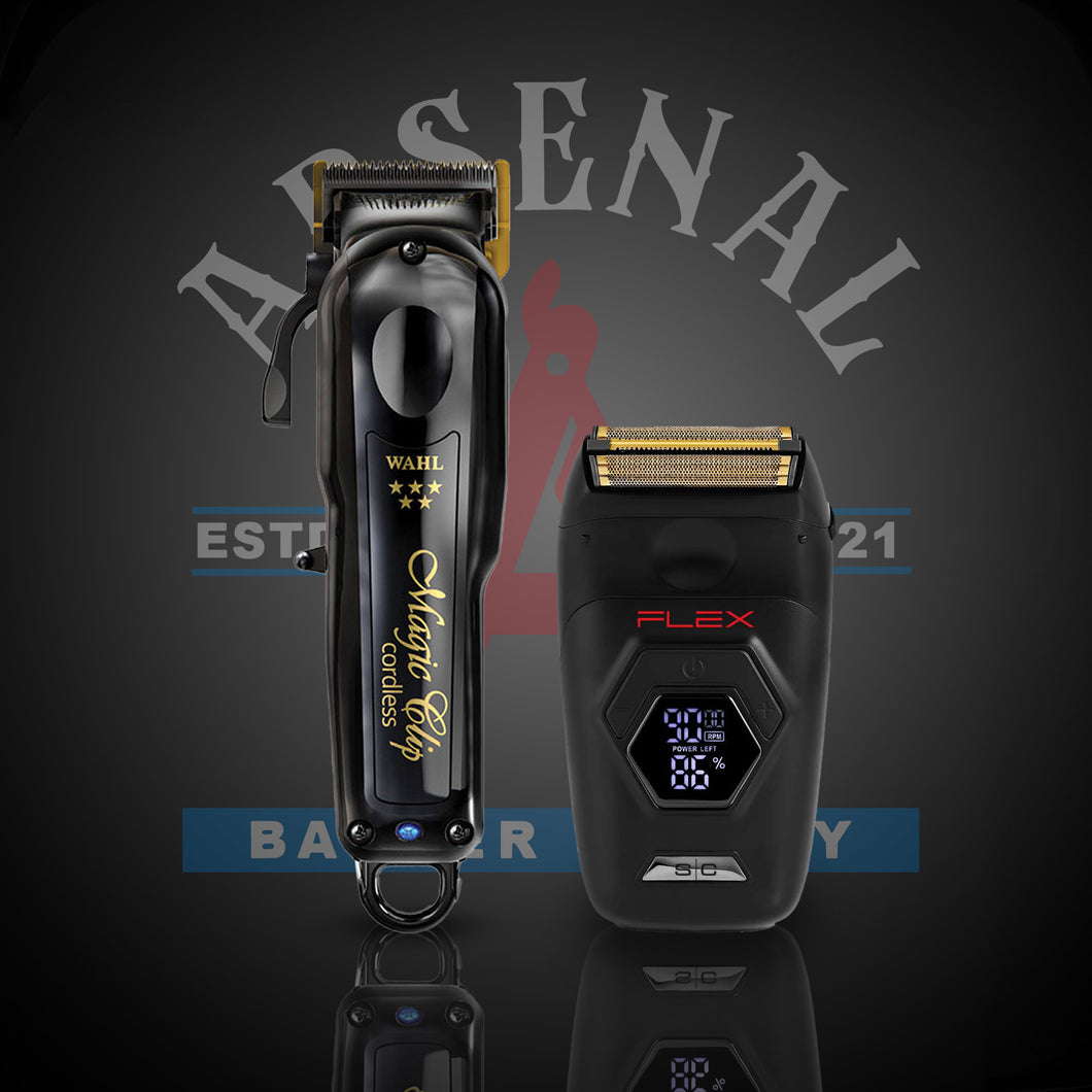 Wahl Magic Clip Black + Stylecraft Flex Shaver