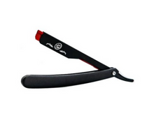 Load image into Gallery viewer, Rolda Classic Matte Black Straight Razor Blade Holder
