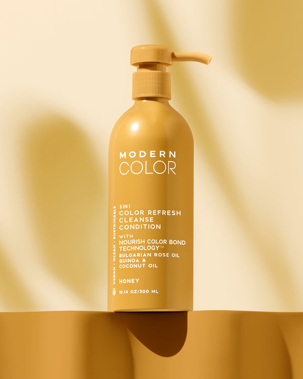 MODERN COLOR 3 In 1 Color Refresh, Cleanse Conditioner- Honey