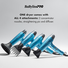 Load image into Gallery viewer, BABYLISSPRO Nano Titanium Professional High-Speed Dual Ionic Dryer
