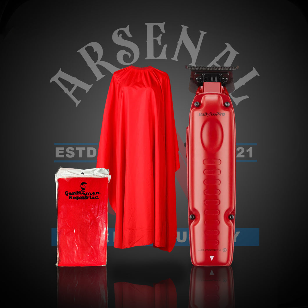 Babyliss Lo-Pro Fxone Trimmer & Gentleman Republic Cape