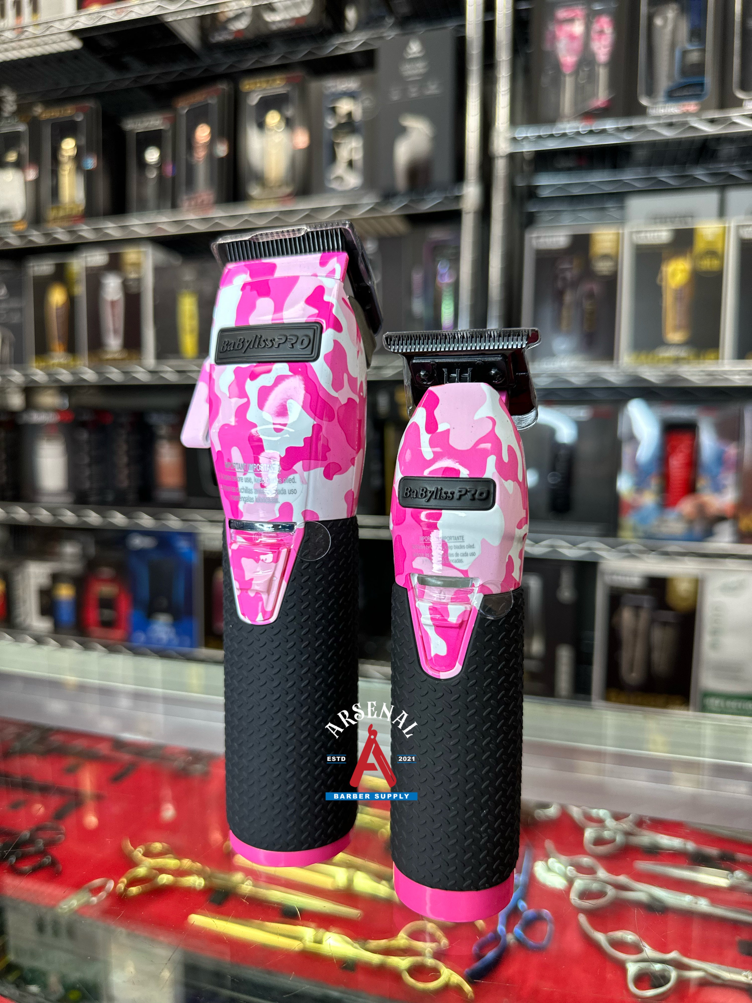 Babyliss Pro Limited FX+ Pink バリカン　レア BABYLISSPRO LIMITEDFX COLLECTION EDITION PINK CAMO METAL