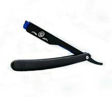 Load image into Gallery viewer, Rolda Classic Matte Black Straight Razor Blade Holder
