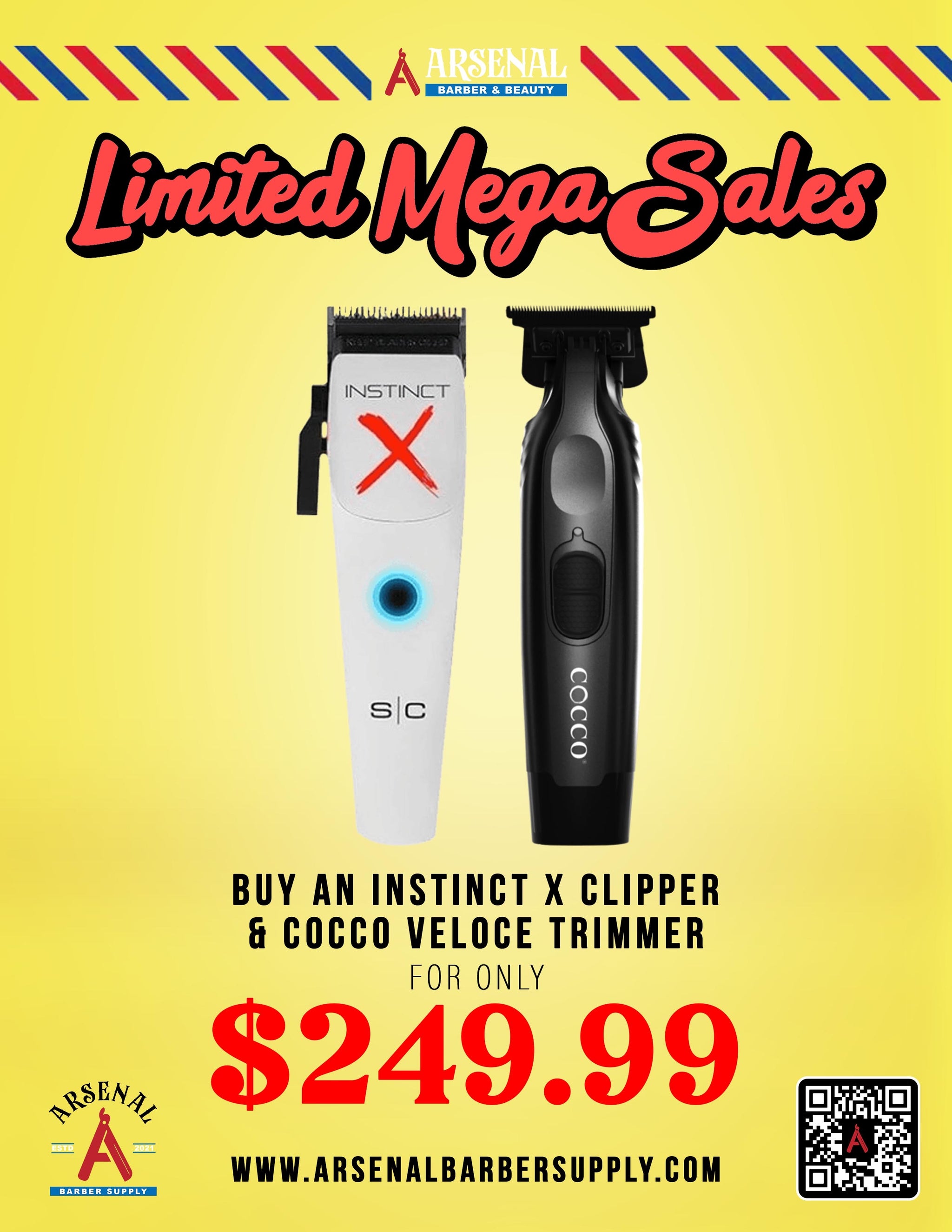 Limited Mega Sale Instinct X Clipper + Cocco Black Trimmer