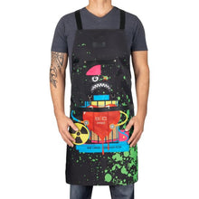 Load image into Gallery viewer, Stylecraft Radioactive Barber &amp; Stylist Apron Black
