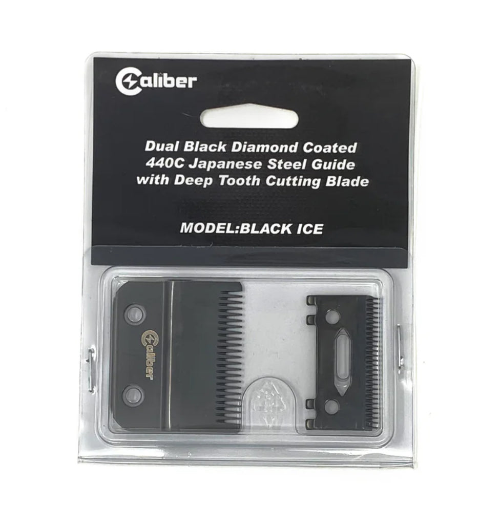 Caliber Black Ice Dual DLC Deep Tooth Blades