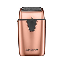 Load image into Gallery viewer, BaByliss Pro UVFOIL UV-Disinfecting Metal Double Foil Shaver RoseGold
