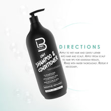 Load image into Gallery viewer, Level 3 2 IN 1 Shampoo &amp; Conditioner
