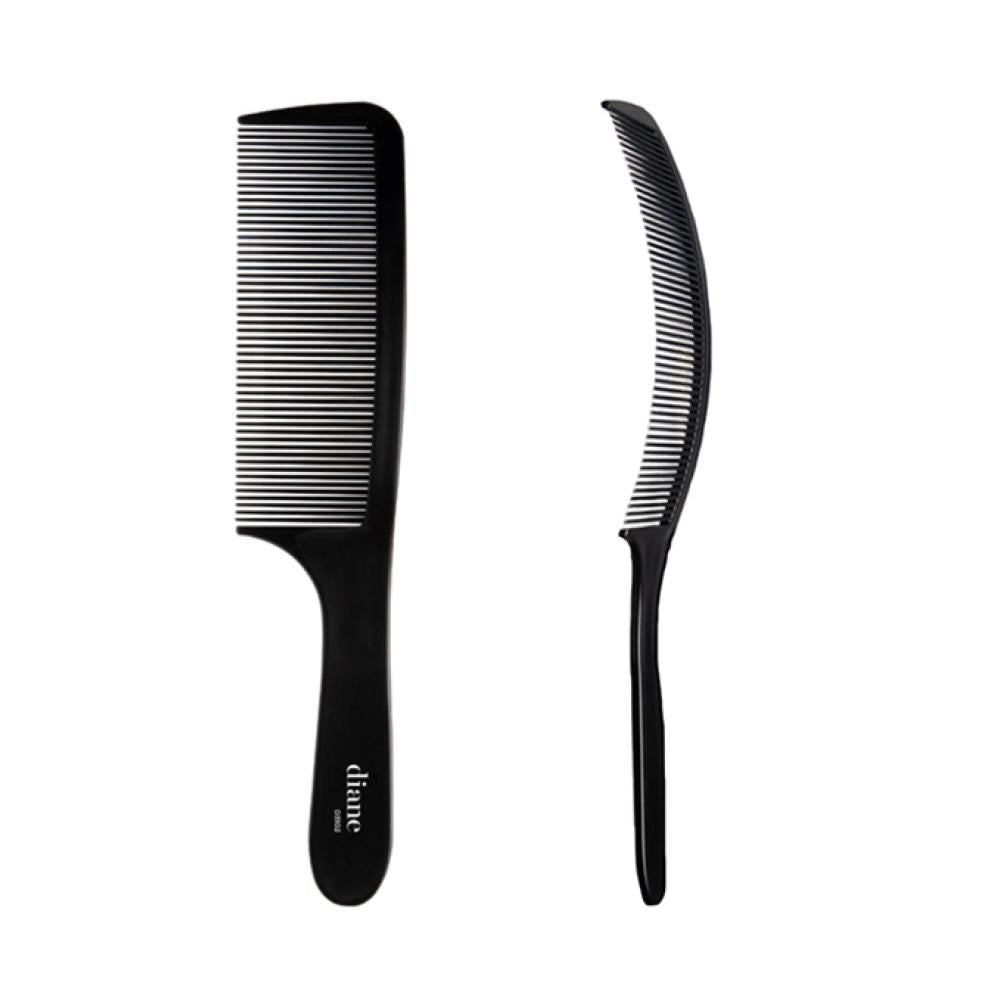 Diane Curved Barber Clipper Comb - Black