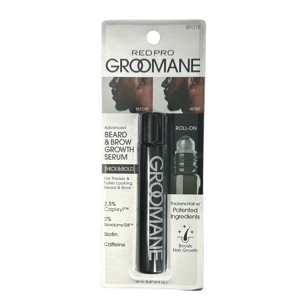 Red Pro Groomane Beard & Brow Growth Serum