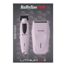Load image into Gallery viewer, BaByliss PRO Limited Edition LithiumFX+ Trimmer &amp; Double-Foil Shaver (Pink)
