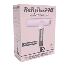 Load image into Gallery viewer, BaBylissPRO Limited Edition Nano Titanium Nano Light Ionic Dryer - Pink
