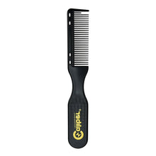 Load image into Gallery viewer, Caliber Barber Stylist Professional Hair Cutting Comb Brush 2-in-1 Black
