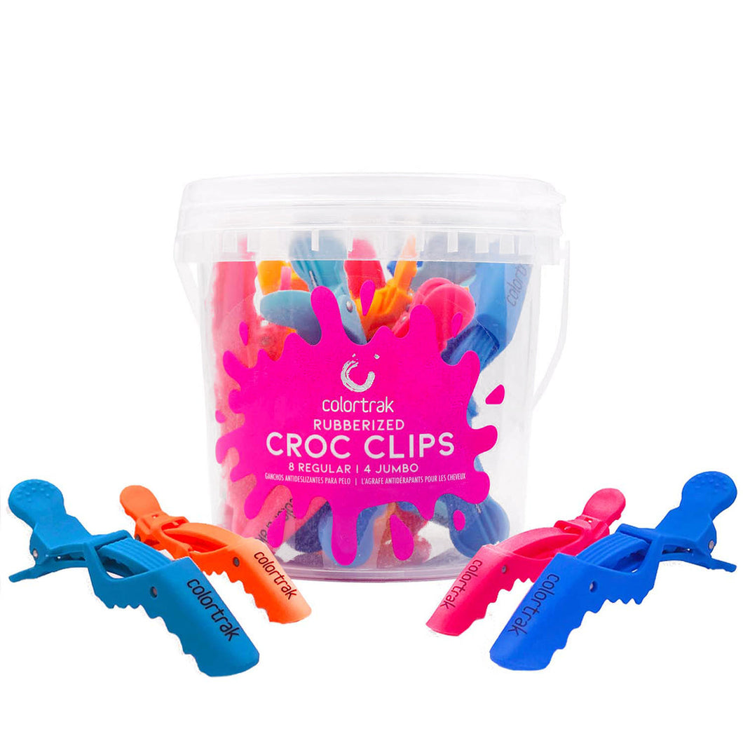 Colortrak Rubberized Croc Clips