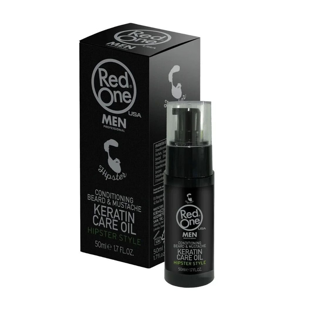 red one conditioning beard and mustache Keratein Care OIl