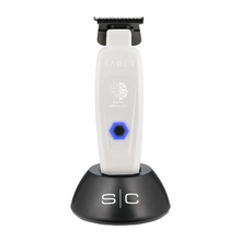 Load image into Gallery viewer, StyleCraft Limited Edition Saber II Cordless Digital Brushless Motor Trimmer - White
