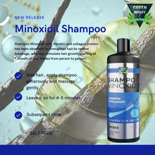 Load image into Gallery viewer, GREEN ROYALTY Minoxidil Shampoo – Sulfate-Free with Keratin &amp; Collagen – Deep Cleansing &amp; Nourishing Formula for Fuller, Thicker-Looking Hair – Unisex – 32oz (950ml)
