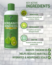 Load image into Gallery viewer, Green Royalty Bergamot Minoxidil &amp; Keratin Collagen Shampoo, Unisex Hair Care
