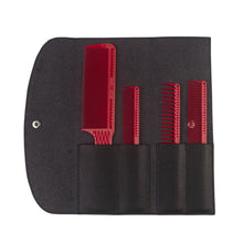 Load image into Gallery viewer, JRL Professional 4pc Barber Comb Set
