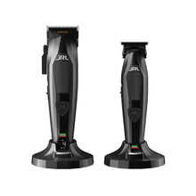 Load image into Gallery viewer, JRL Professional Diamante Cordless Clipper &amp; Trimmer Comb Set- Black
