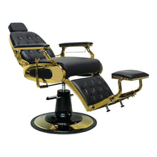 Load image into Gallery viewer, Vulcan London Barber Chair Black on Gold VC-31913G

