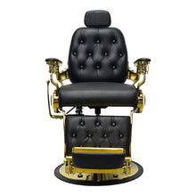Load image into Gallery viewer, Vulcan London Barber Chair Black on Gold VC-31913G

