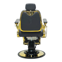 Load image into Gallery viewer, Vulcan London Barber Chair Black on Gold VC-31913G
