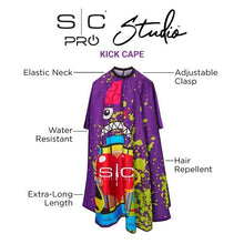 Load image into Gallery viewer, Stylecraft Studio Kick Cover Extra-Long Cutting Cape Purple Radioactive
