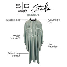 Load image into Gallery viewer, Stylecraft Studio Kick Cover Extra-Long Cutting Cape in Sage Green
