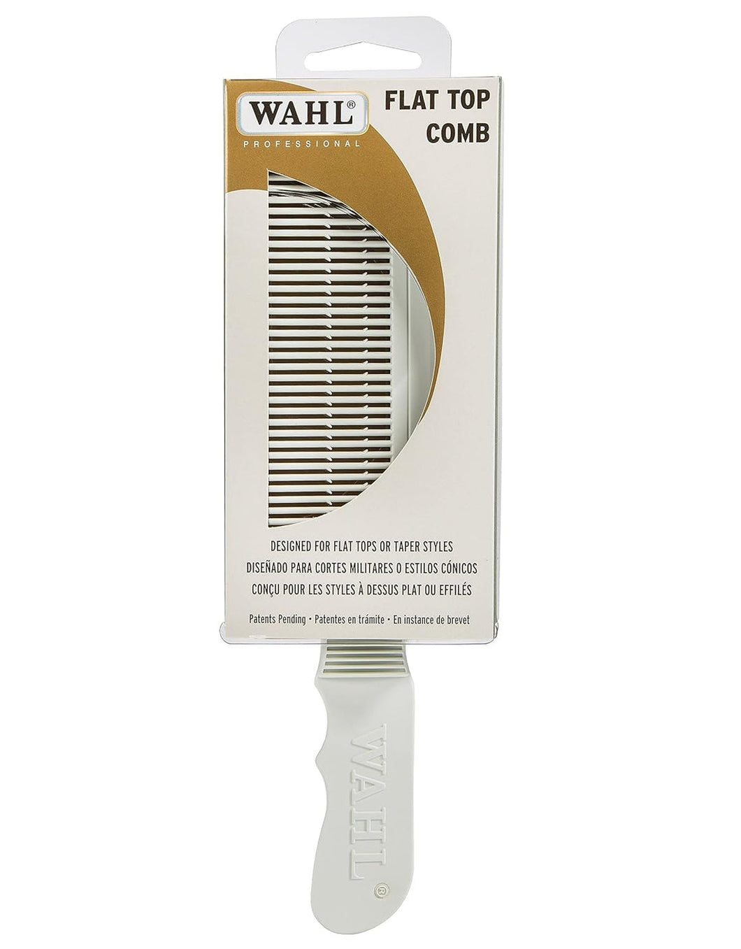 Wahl Professional Flat Top Comb White