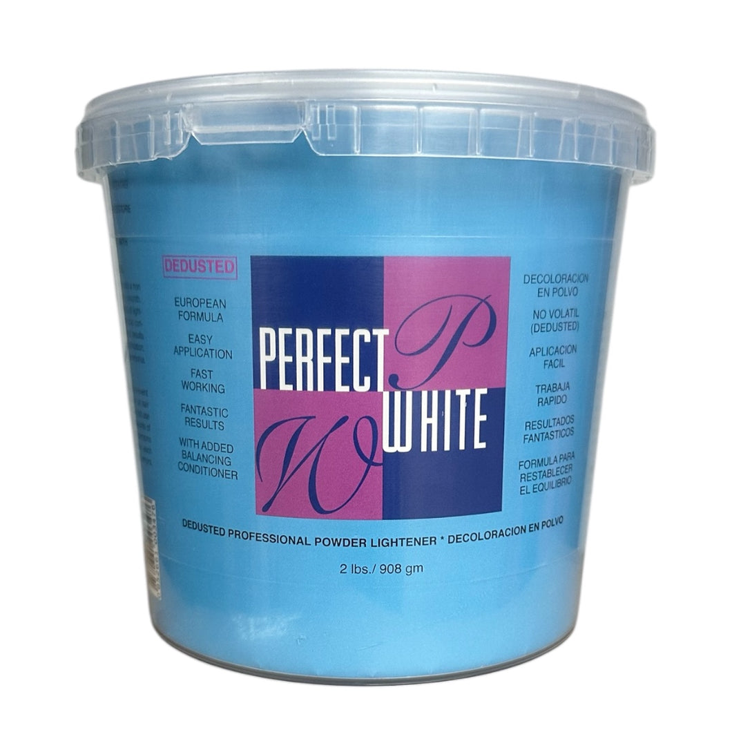 PERFECT WHITE Dedusted Professional Powder Lightener 2ib Bleach