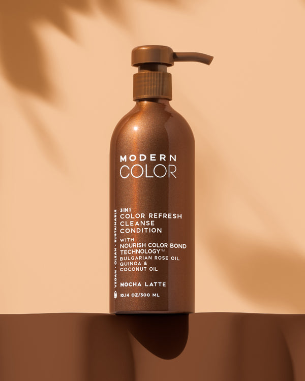 MODERN COLOR 3 In 1 Color Refresh, Cleanse Conditioner- Mocha Latte
