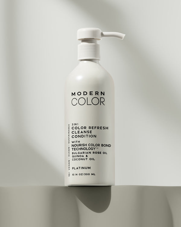 MODERN COLOR 3 In 1 Color Refresh, Cleanse Conditioner- Platinum