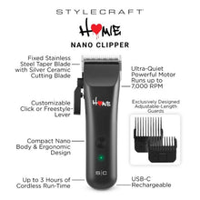 Load image into Gallery viewer, Stylecraft Pro Homie Nano Clipper USB-C Rechargeable #SC628B
