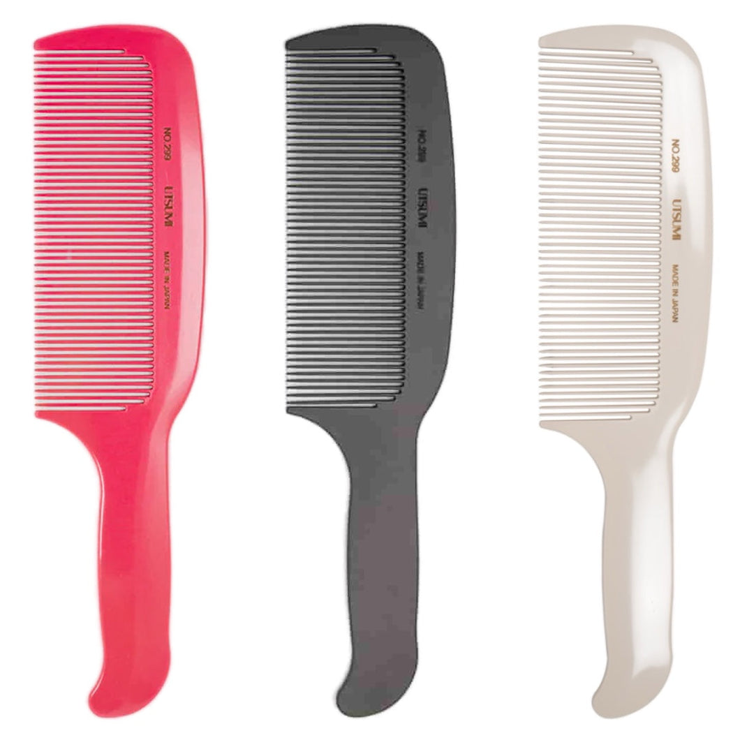 UTSUMI Barber Flat Top Comb #299
