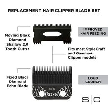 Load image into Gallery viewer, StyleCraft Echo DLC Clipper
Blade Shallow 2.0 Cutter Set

