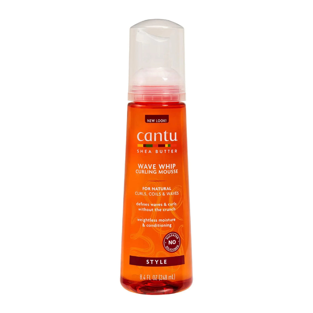 Cantu Wave Whip Curling- Mousse, 8.4 fl oz