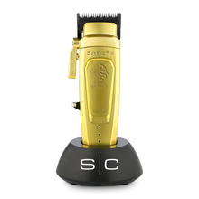 Load image into Gallery viewer, StyleCraft Saber 2.0 Cordless Modular Clipper w/ High-Torque Digital Brushless Motor Gold
