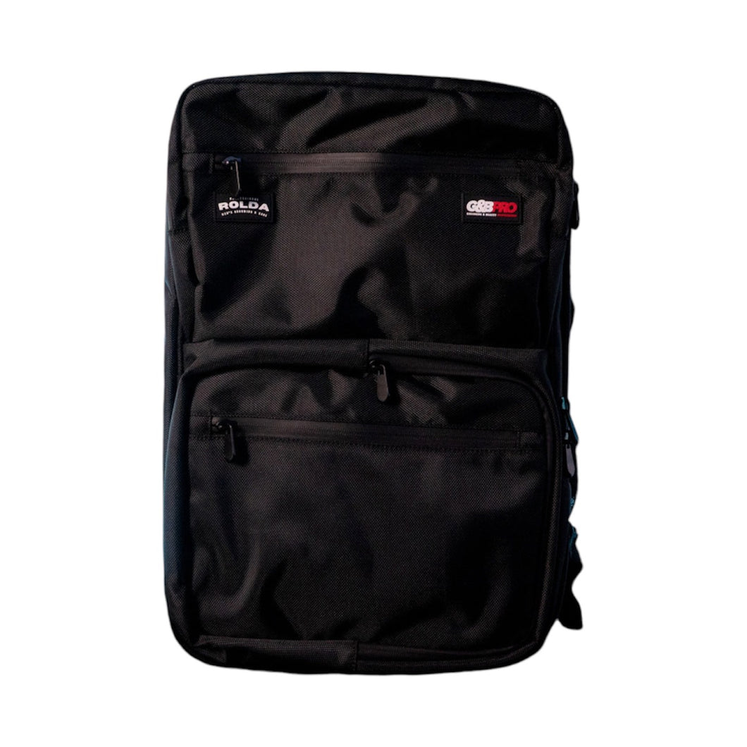 Rolda - G&B Pro Mobile Station Barber Backpack | Barber Bag, ShockProof, Impermeable Black